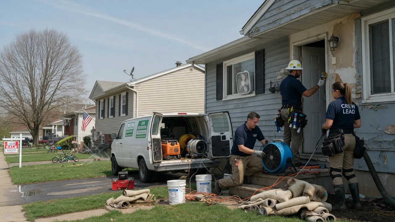 Flood Cleanup in Linden, NJ near me